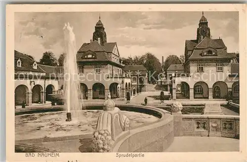 AK / Ansichtskarte Bad Nauheim Sprudelpartie Kat. Bad Nauheim