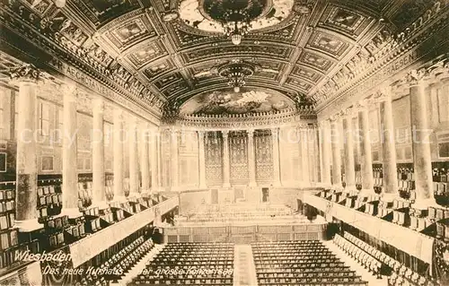 AK / Ansichtskarte Wiesbaden Kurhaus Konzertsaal Kat. Wiesbaden