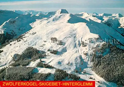 AK / Ansichtskarte Hinterglemm Saalbach Zwoelferkogel Hohe Penhab Geissstein