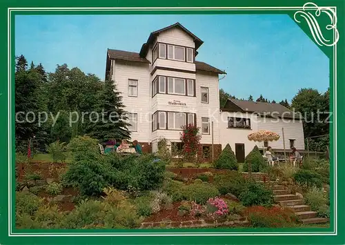 AK / Ansichtskarte Finsterbergen Pension Waldesblick Kat. Finsterbergen Thueringer Wald