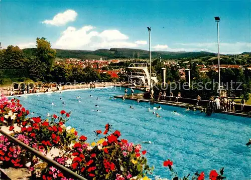 AK / Ansichtskarte Lahr Baden Schwimmbad 