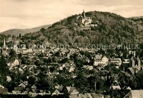 AK / Ansichtskarte Wernigerode Harz Die bunte Stadt am Harz Kat. Wernigerode