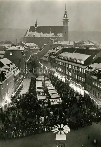 AK / Ansichtskarte Schneeberg Erzgebirge Weihnachtsmarkt Kat. Schneeberg