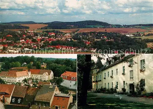 AK / Ansichtskarte Pulsnitz Sachsen Panorama Barockschloss Kat. Pulsnitz