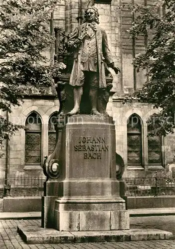 AK / Ansichtskarte Leipzig Bachdenkmal Thomaskirche Kat. Leipzig