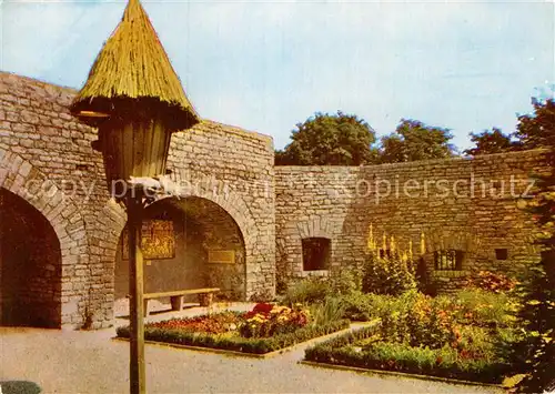 AK / Ansichtskarte Erfurt Burggarten Gartenbaummuseum Cyriaksburg Taubenhaus  Kat. Erfurt