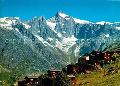 AK / Ansichtskarte Ried Bellwald Wannenhorn Kat. Bellwald