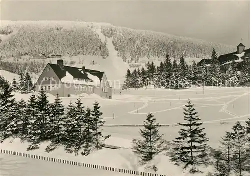 AK / Ansichtskarte Oberwiesenthal Erzgebirge Winterlandschaft Kat. Oberwiesenthal