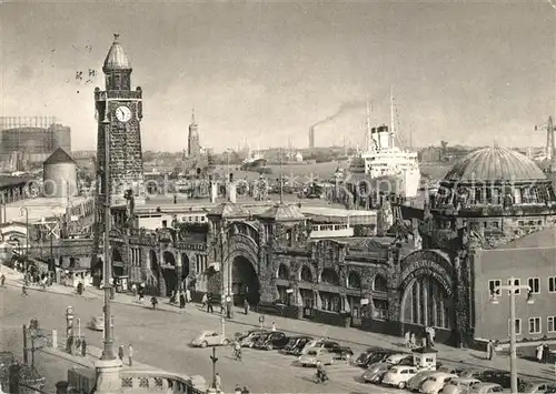 AK / Ansichtskarte Hamburg Sankt Pauli Landungsbruecken Kat. Hamburg