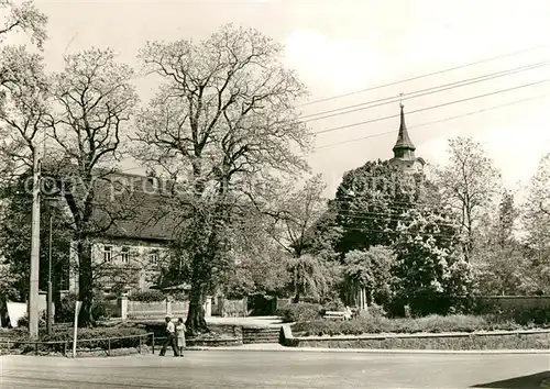 AK / Ansichtskarte Schmannewitz Kirche Park Kat. Dahlen Sachsen