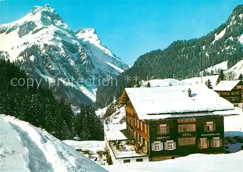 AK / Ansichtskarte Schroecken Vorarlberg Hotel Mohnenfluh  Kat. Schroecken