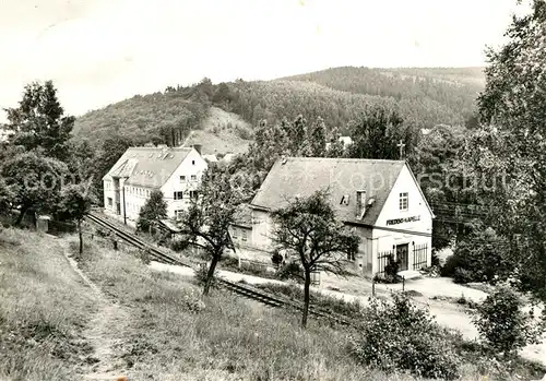 AK / Ansichtskarte Schmiedeberg  Dippoldiswalde Friedenskapelle mit Martin Luther King Haus