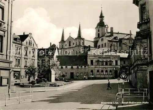 AK / Ansichtskarte Meerane Ernst Thaelmann Platz Kat. Meerane