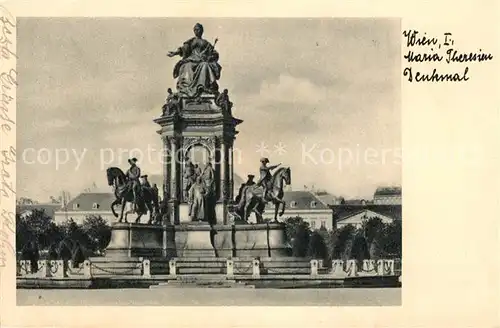 AK / Ansichtskarte Wien Maria Theresien Denkmal Kat. Wien