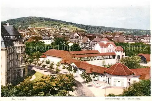 AK / Ansichtskarte Bad Nauheim Trinkkuranlage und Johannisberg Kat. Bad Nauheim