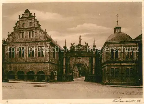 AK / Ansichtskarte Bueckeburg Schloss Torbau ca. 1601   1608 Kat. Bueckeburg