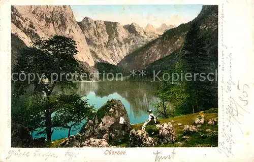 AK / Ansichtskarte Obersee Koenigssee 