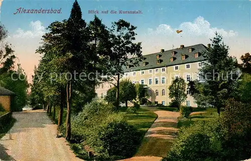 AK / Ansichtskarte Alexandersbad Bad Kuranstalt Kat. Bad Alexandersbad