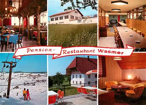 AK / Ansichtskarte Segeten Pension Restaurant Wasmer Gaststube Kegelbahn Skilift Zimmer Kat. Goerwihl