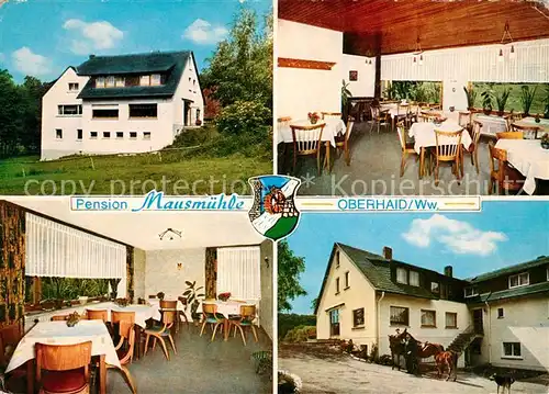 AK / Ansichtskarte Oberhaid Westerwald Pension Mausmuehle Gastraeume Kat. Oberhaid