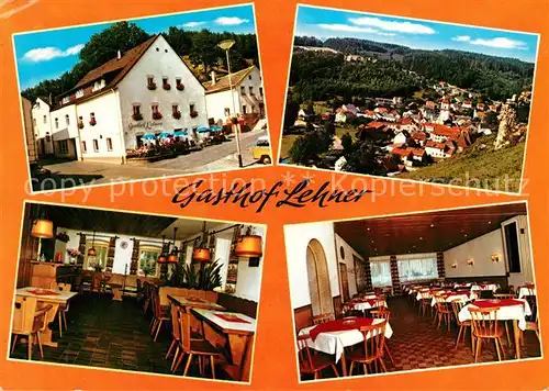 AK / Ansichtskarte Breitenbrunn Oberpfalz Neumarkt Gasthof Lehner Gastraeume Panorama