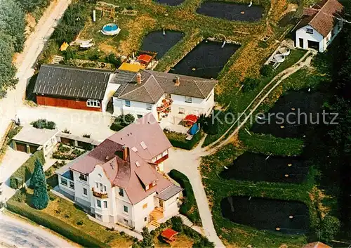 AK / Ansichtskarte Badenweiler Forellenzucht Schweighof mit Gaestehaus Garni Fliegeraufnahme Kat. Badenweiler