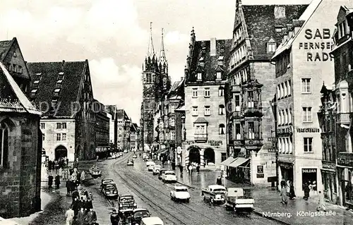 AK / Ansichtskarte Nuernberg Koenigsstrasse Kat. Nuernberg