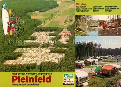 AK / Ansichtskarte Pleinfeld Fritz Berger Komfort Campingplatz Kat. Pleinfeld