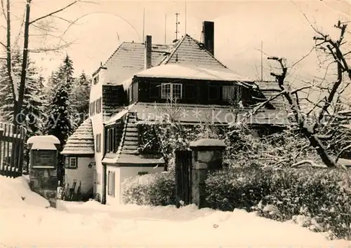 AK / Ansichtskarte Baerenfels Erzgebirge Handwerker Erholungsheim Spitzbergbaude Kat. Altenberg