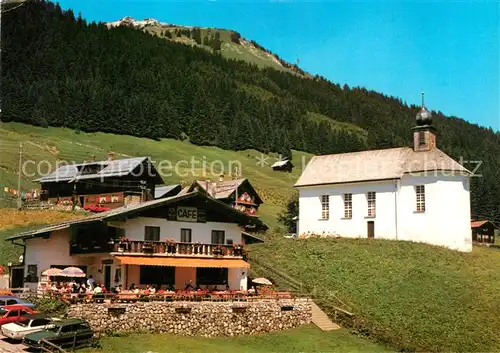 AK / Ansichtskarte Baad Mittelberg Kleinwalsertal Cafe und Gaestehaus Ott Kat. Mittelberg