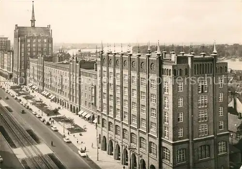 AK / Ansichtskarte Rostock Mecklenburg Vorpommern Lange Strasse Kat. Rostock