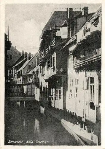 AK / Ansichtskarte Salzwedel Klein Venedig Kat. Salzwedel