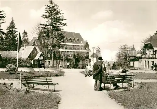 AK / Ansichtskarte Baerenburg Sachsen Oberbaerenburg Platz der Republik Kat. Altenberg