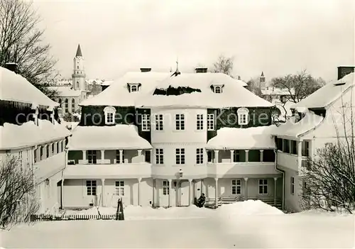 AK / Ansichtskarte Markneukirchen Musikinstrumenten Museum Winter Kat. Markneukirchen