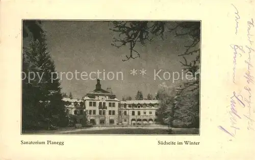 AK / Ansichtskarte Planegg Sanatorium Kat. Planegg