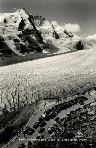 AK / Ansichtskarte Freiwandeck Grossglockner Parkplatz Gletscher Hohe Tauern Kat. Oesterreich