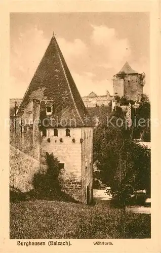 AK / Ansichtskarte Burghausen Salzach Woehrturm Kat. Burghausen