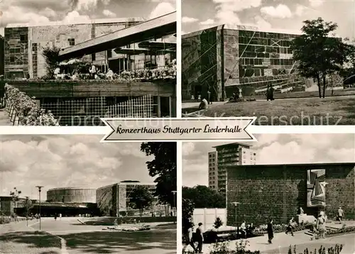 AK / Ansichtskarte Stuttgart Konzerthaus Liederhalle Kat. Stuttgart