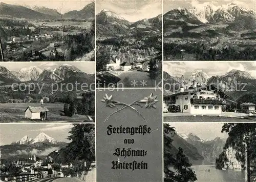 AK / Ansichtskarte Schoenau Berchtesgaden Panoramen Kat. Berchtesgaden