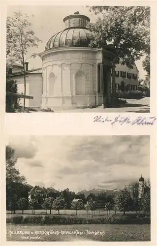 AK / Ansichtskarte Bad Heilbrunn Blick ueber die Felder Adelheidquelle Kat. Bad Heilbrunn