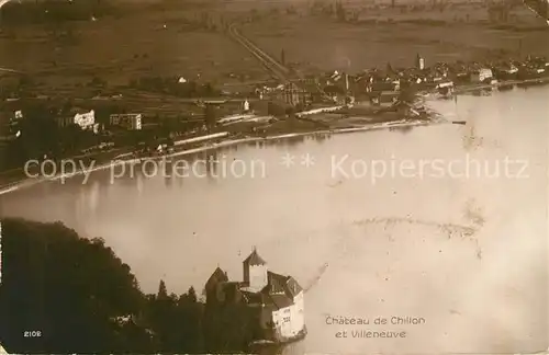 AK / Ansichtskarte Lausanne VD Chateau de Chillon et Villeneuve Kat. Lausanne