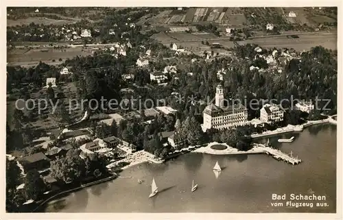 AK / Ansichtskarte Bad Schachen Lindau Fliegeraufnahme Kat. Lindau (Bodensee)