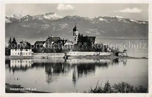 AK / Ansichtskarte Wasserburg Bodensee Panorama Kat. Wasserburg (Bodensee)