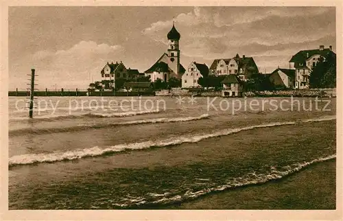 AK / Ansichtskarte Wasserburg Bodensee Panorama Kat. Wasserburg (Bodensee)