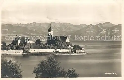 AK / Ansichtskarte Wasserburg Bodensee Panorama Kat. Wasserburg (Bodensee)