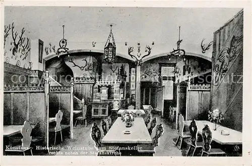 AK / Ansichtskarte Konstanz Bodensee Historische Weinstube zum Stefanskeller neben der Stefanskirche Kat. Konstanz