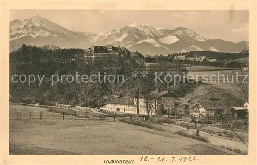 AK / Ansichtskarte Traunstein Oberbayern Panorama Kat. Traunstein