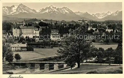 AK / Ansichtskarte Traunstein Oberbayern Panorama Kat. Traunstein