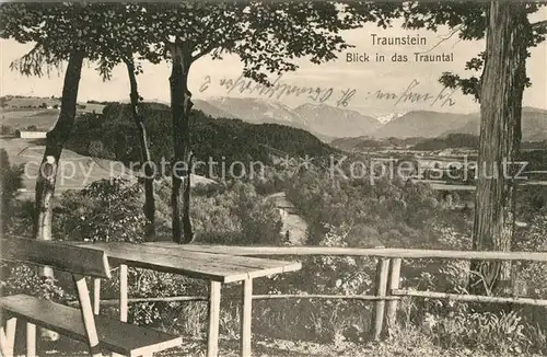 AK / Ansichtskarte Traunstein Oberbayern Blick ins Trauntal Kat. Traunstein