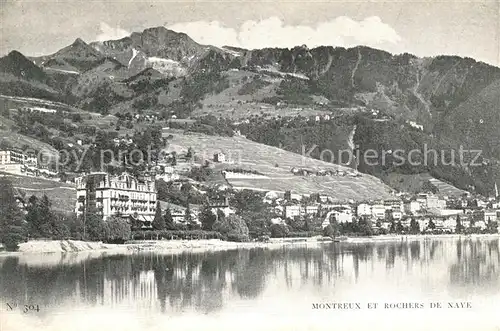 AK / Ansichtskarte Montreux VD et Rochers de Naye Kat. Montreux